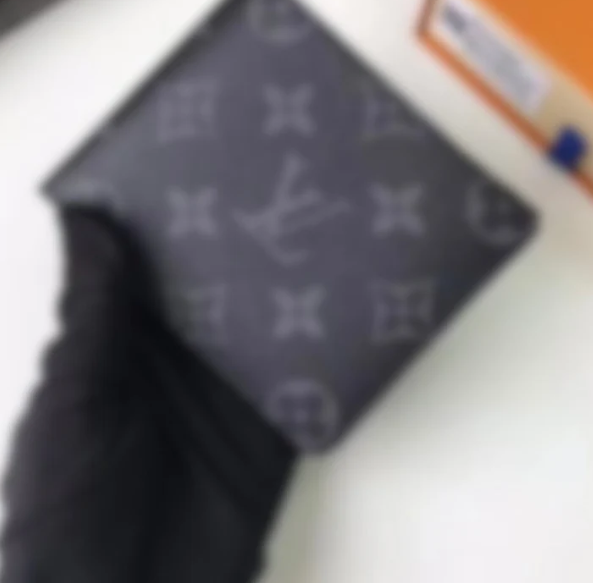 LV Wallet Grey & BLCK